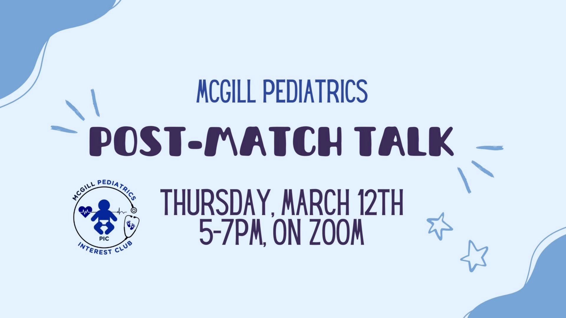 Pediatrics Post-Match Talk 2026 - jeudi 12 mars 2026 à 21:00 | MSS ...